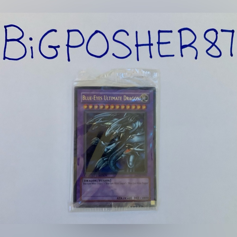 Blue-Eyes Ultimate Dragon JMP-ENO05 Limited Edition Ultra Rare, Sealed Package